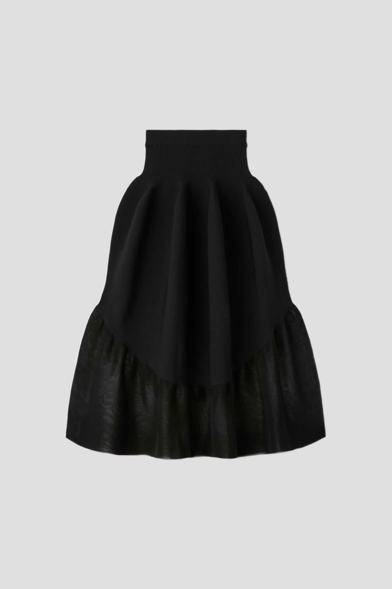 POTTERY LUCENT ROUND SKIRT - BLACK