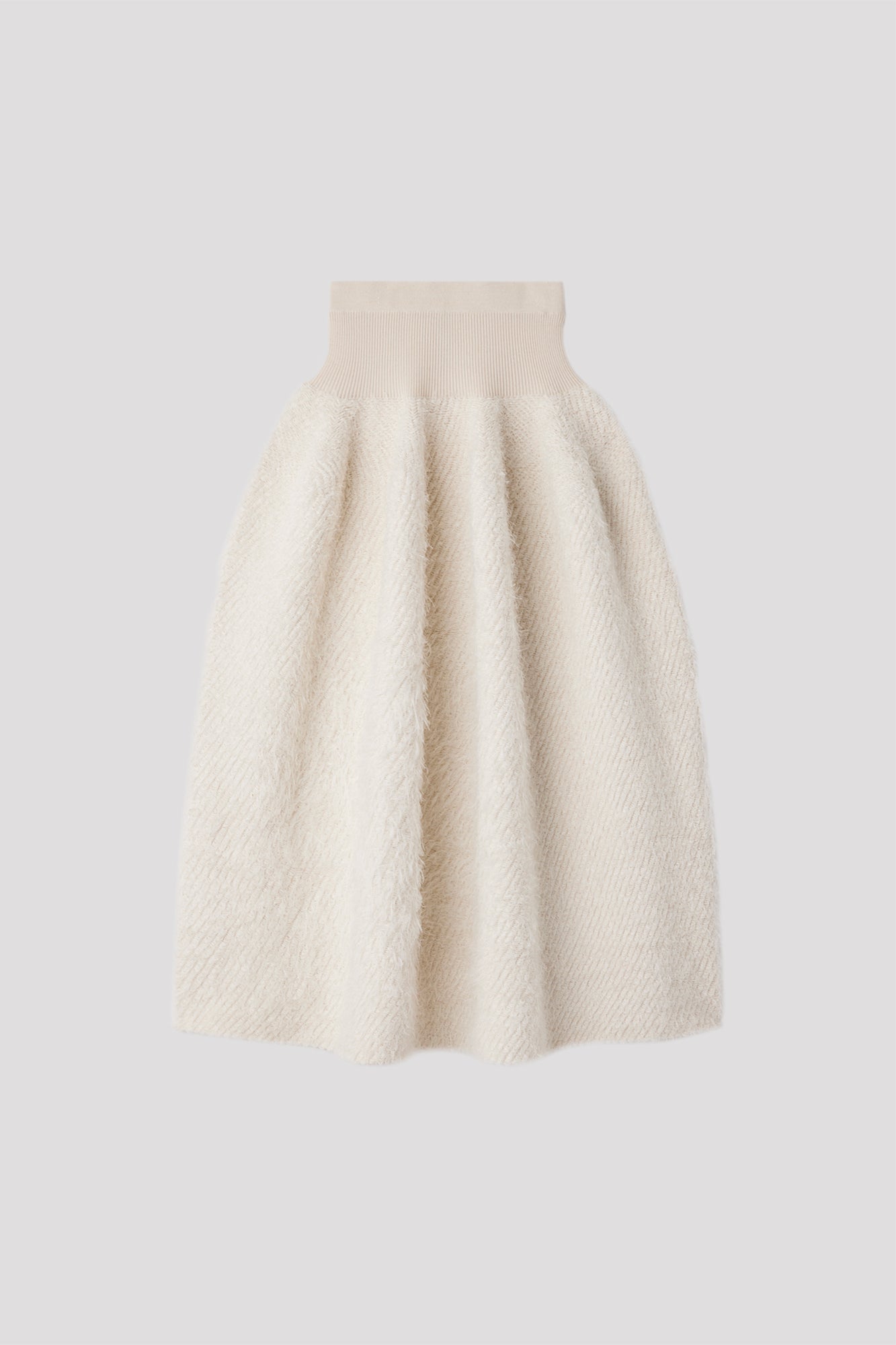 POTTERY PILE GLITTER SKIRT - WHITE-GOLD