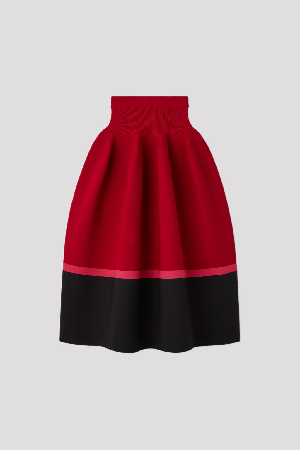 POTTERY SKIRT - MAROON RED MULTI