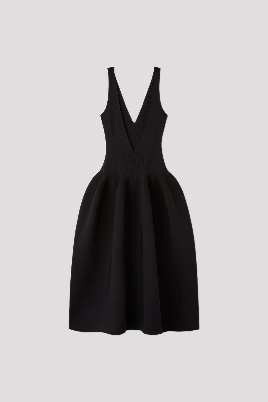 POTTERY V-NECK SLEEVELESS DRESS