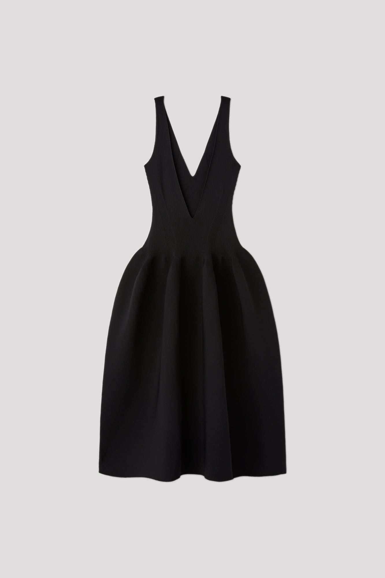 POTTERY V-NECK SLEEVELESS DRESS