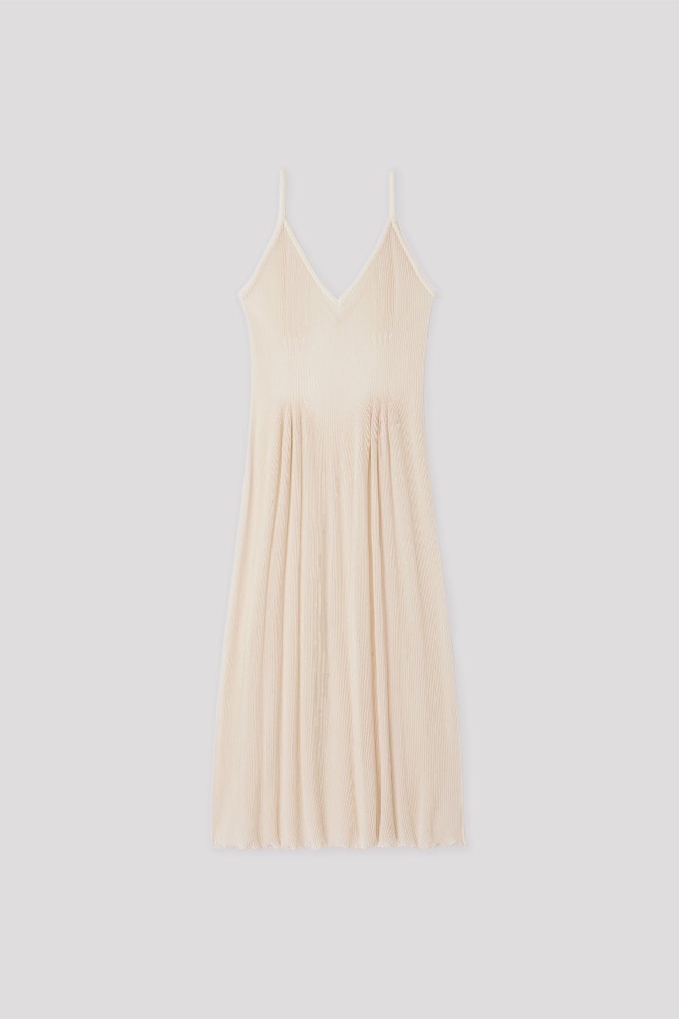 HYPHA LUCENT GLITTER CAMISOLE DRESS - PEARL-GOLD