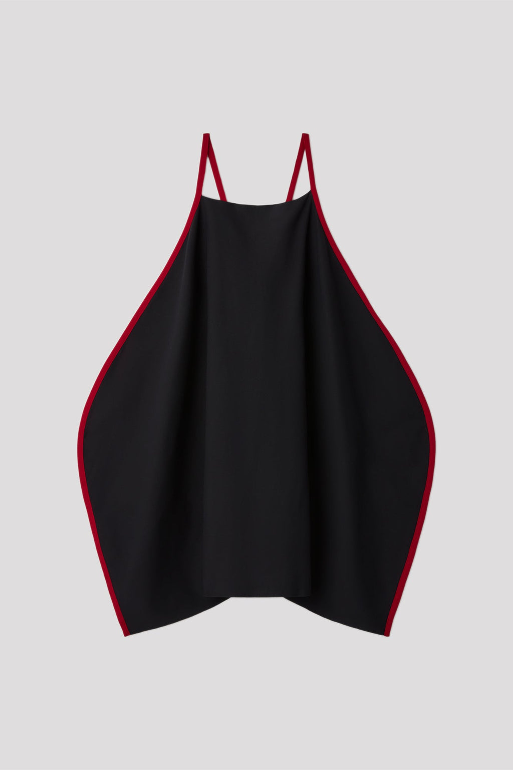 SOFT MILAN APRON ROUND DRESS - BLACK MULTI