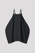 SOFT MILAN APRON ROUND DRESS - SMOKEY BLACK MULTI