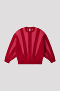 CONIC PULLOVER - MAROON RED MULTI 2