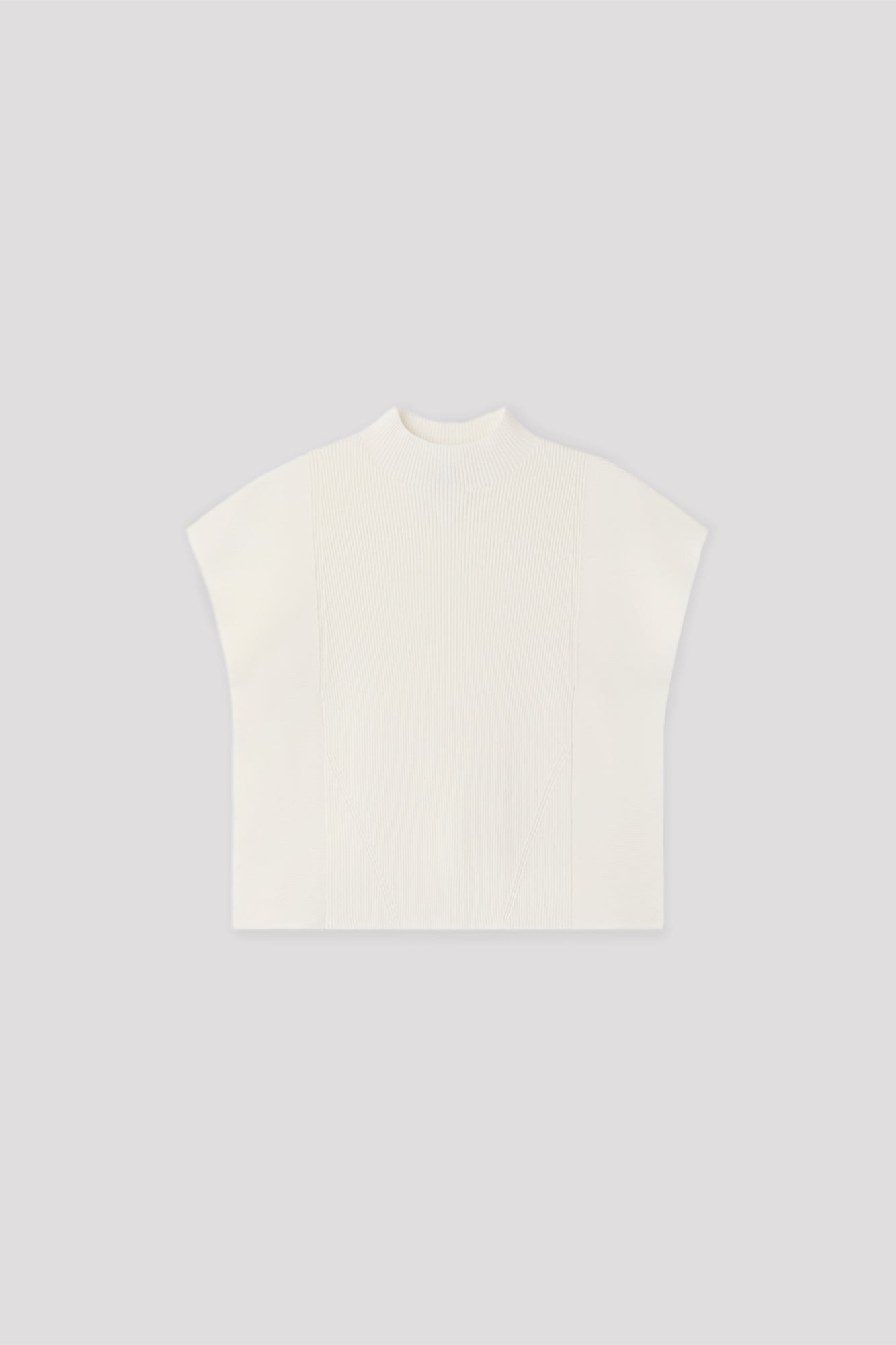 PORTRAIT CREASE TOP - WHITE