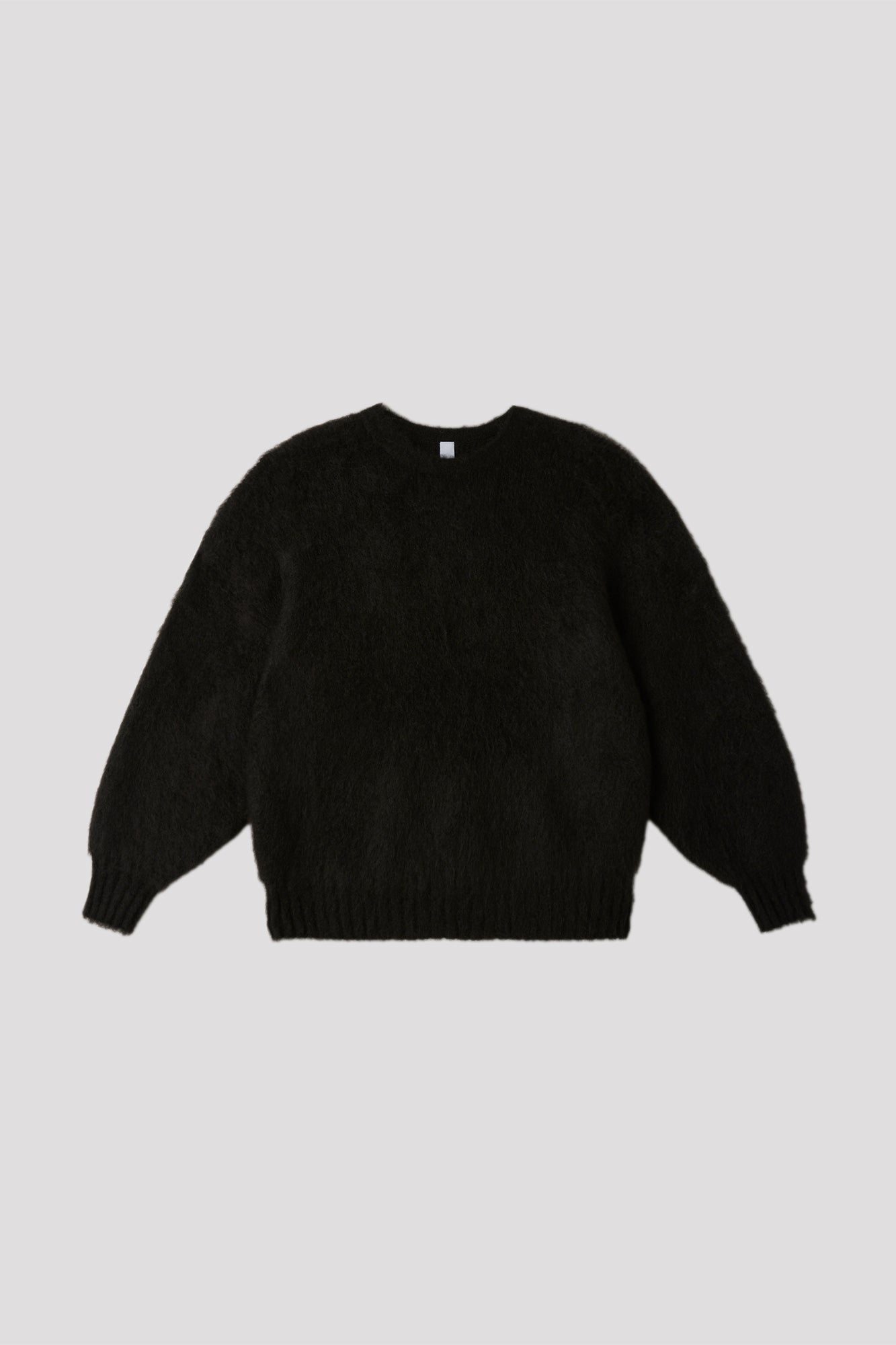 MOHAIR PULLOVER - BLACK