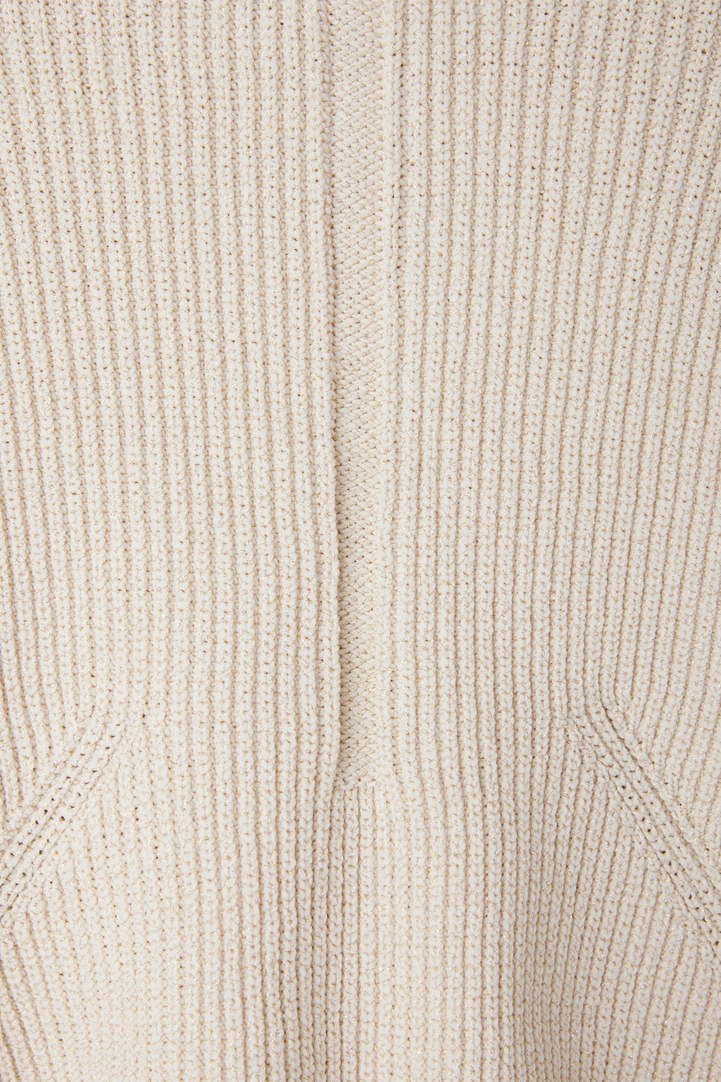 LOW GAUGE GLITTER HIGHNECK CROPPED PULLOVER