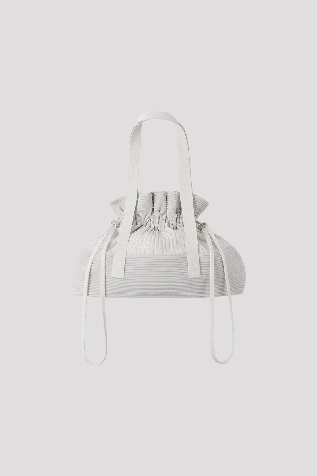 STRATUM GLITTER ELONGATED BAG - WHITE-SILVER