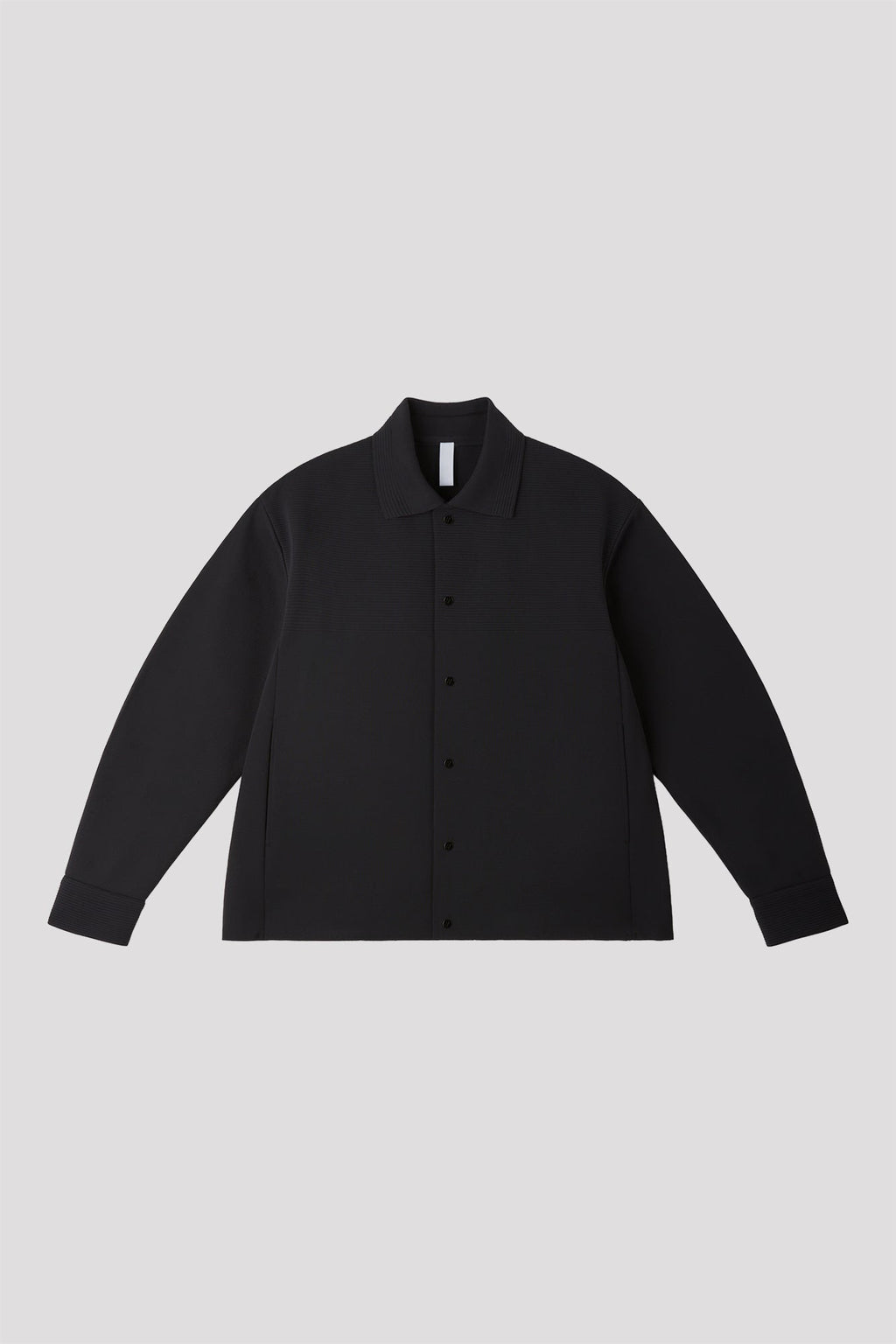 MILAN SHIRT COLLAR BLOUSON - BLACK
