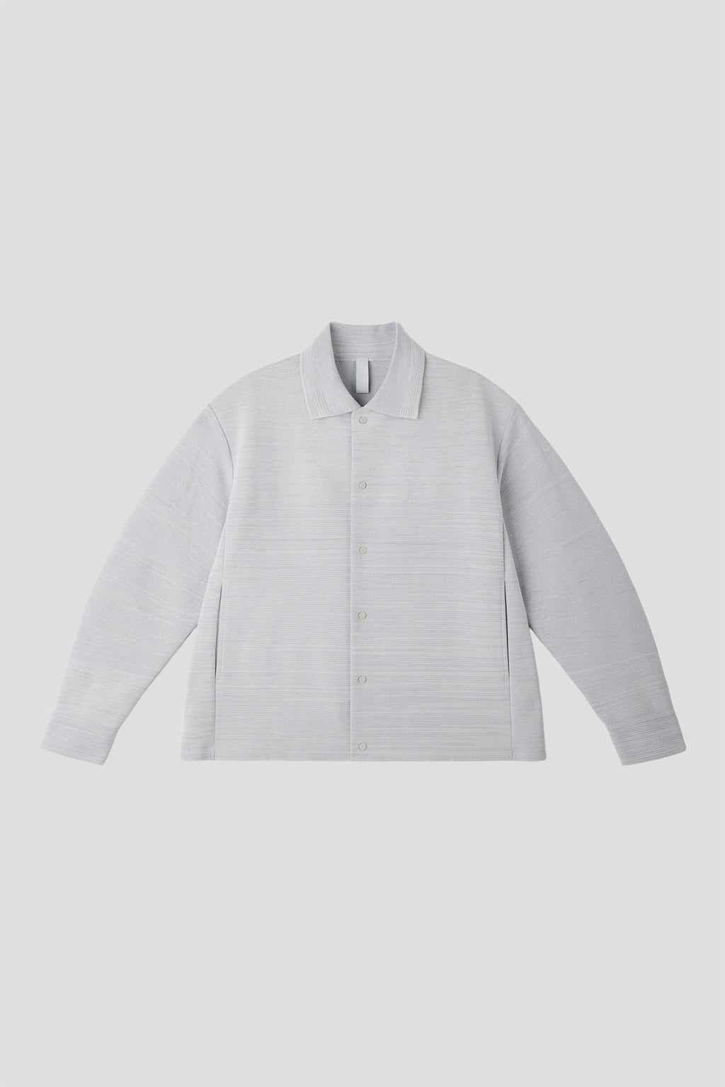 MILAN SHIRT COLLAR BLOUSON - LIGHT GRAY