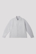 MILAN SHIRT COLLAR BLOUSON - LIGHT GRAY