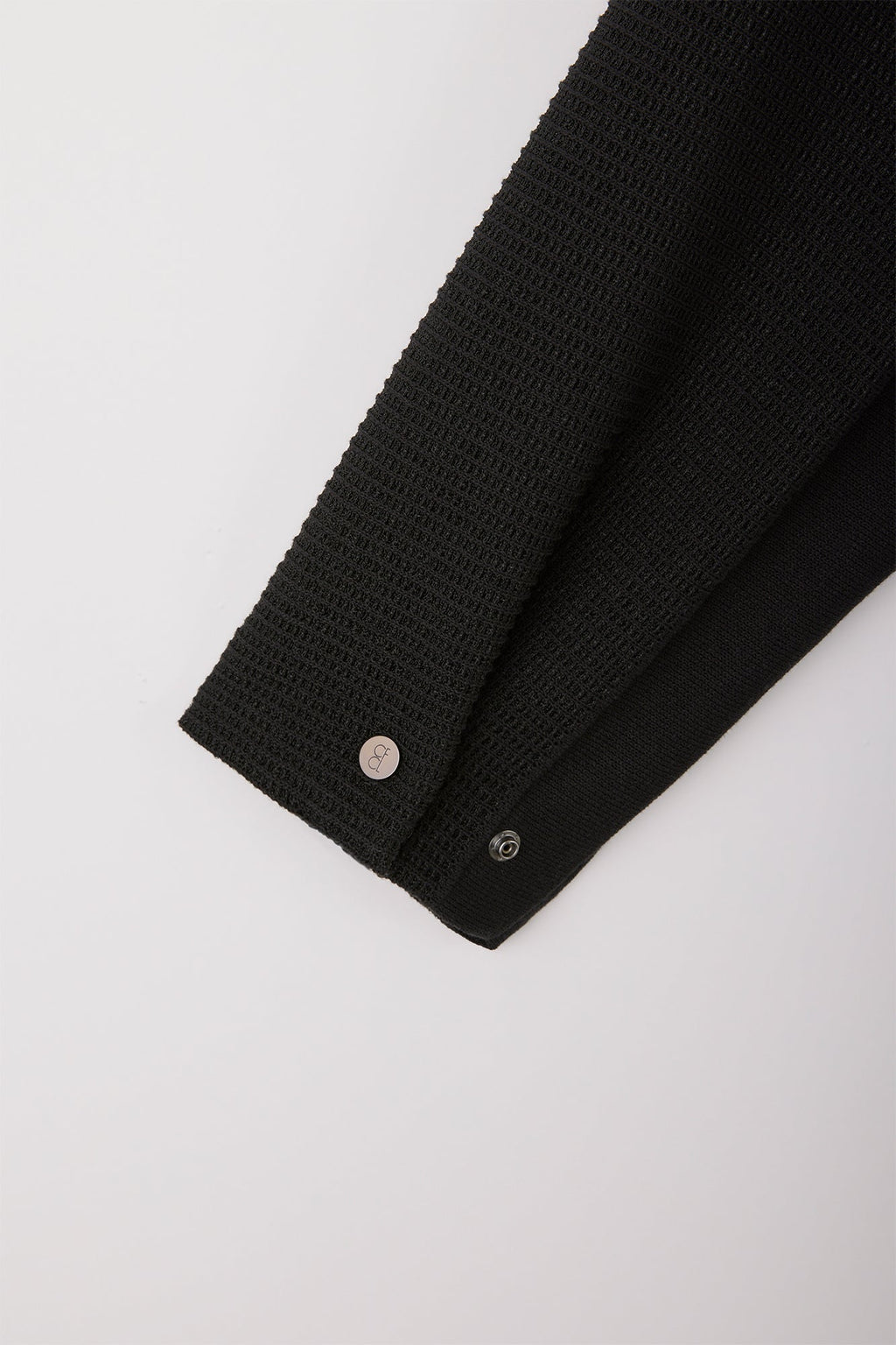 WAFFLE LUCENT STAND COLLAR ZIP BLOUSON