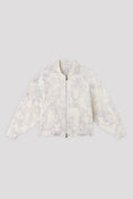 DYEING MILAN ZIP UP BLOUSON - WHITE MULTI 10