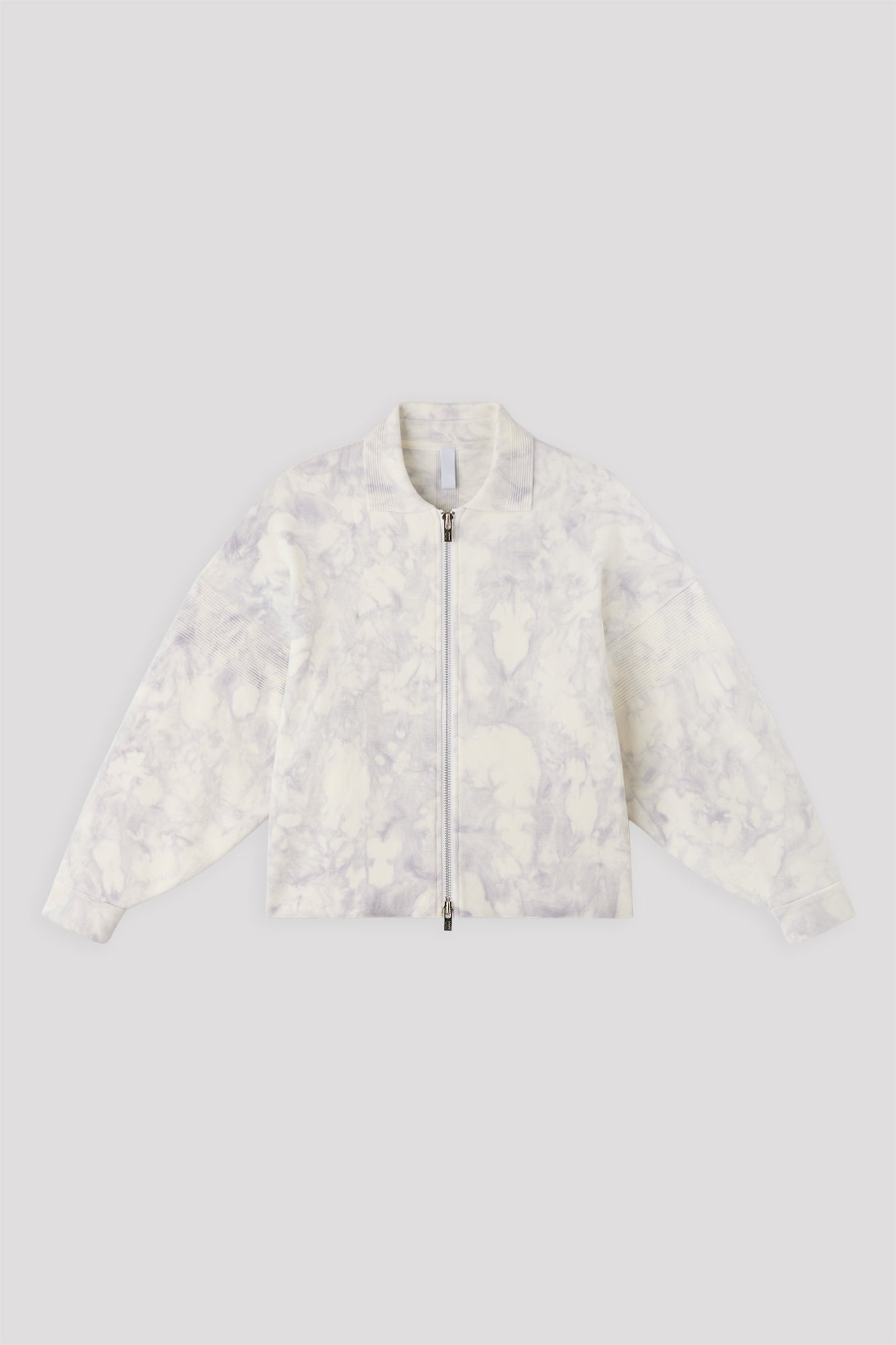 DYEING MILAN ZIP UP BLOUSON - WHITE MULTI 10