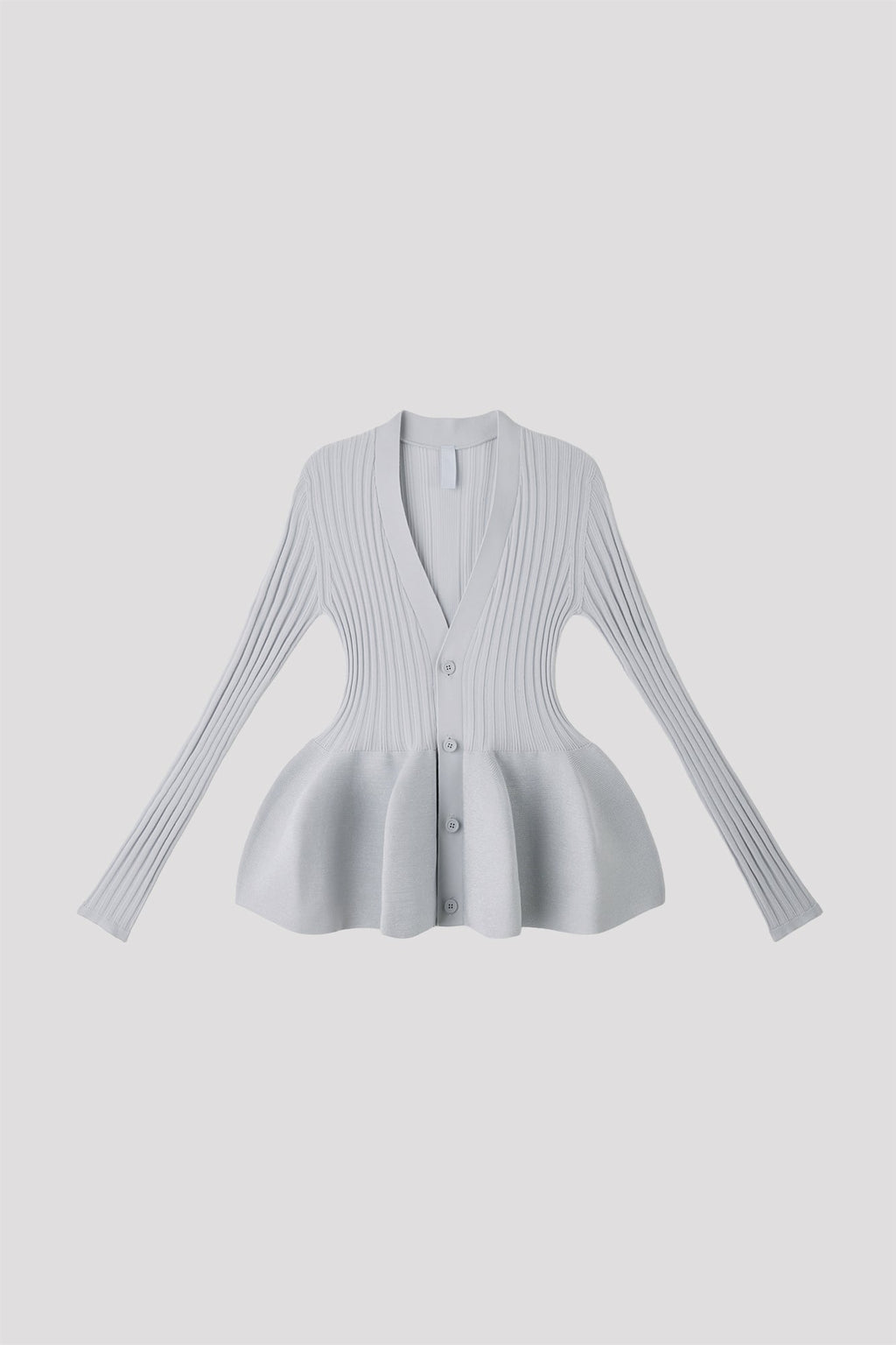 POTTERY GLITTER CARDIGAN - HAZE GRAY-SILVER