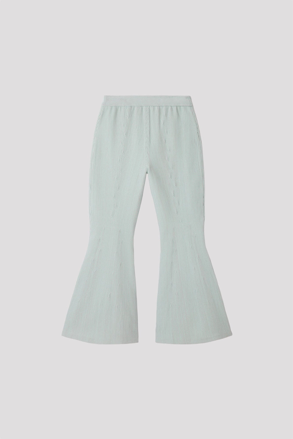SOFT HYPHA TIGHT FLARE PANTS - CLEARLY AQUA MULTI