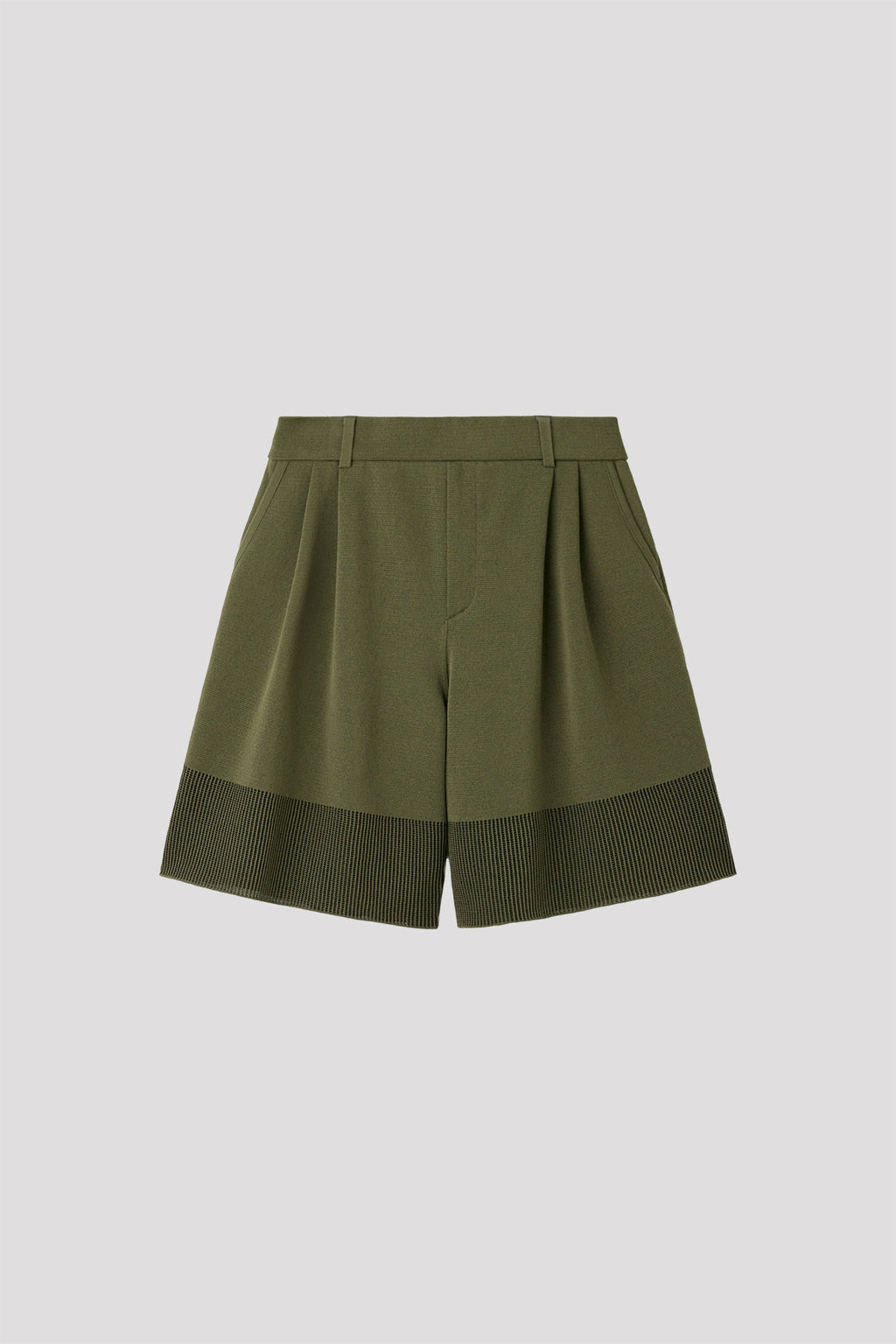 WAFFLE LUCENT HALF PANTS - GREEN BAY MULTI