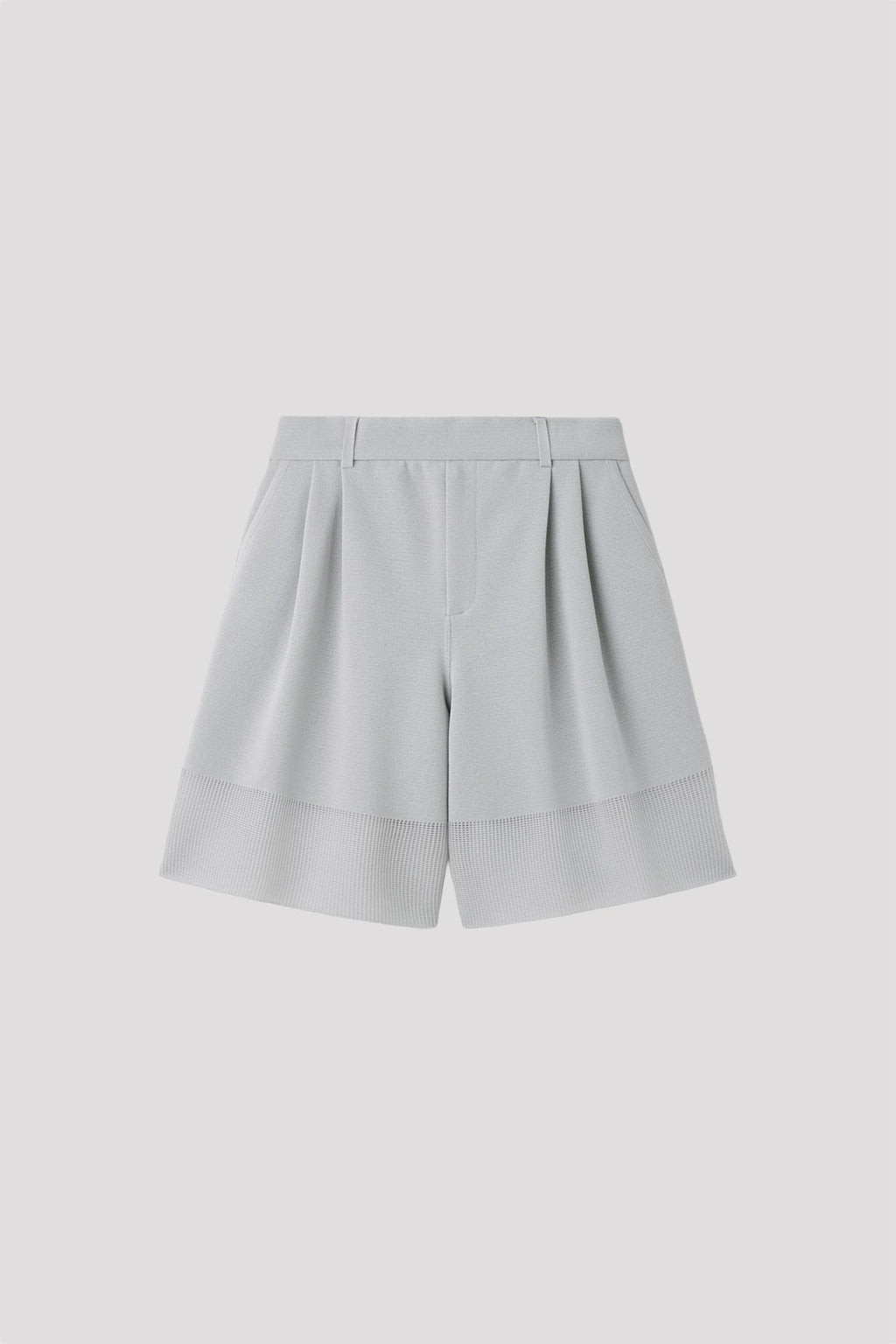 WAFFLE LUCENT HALF PANTS - HAZE GRAY MULTI 3