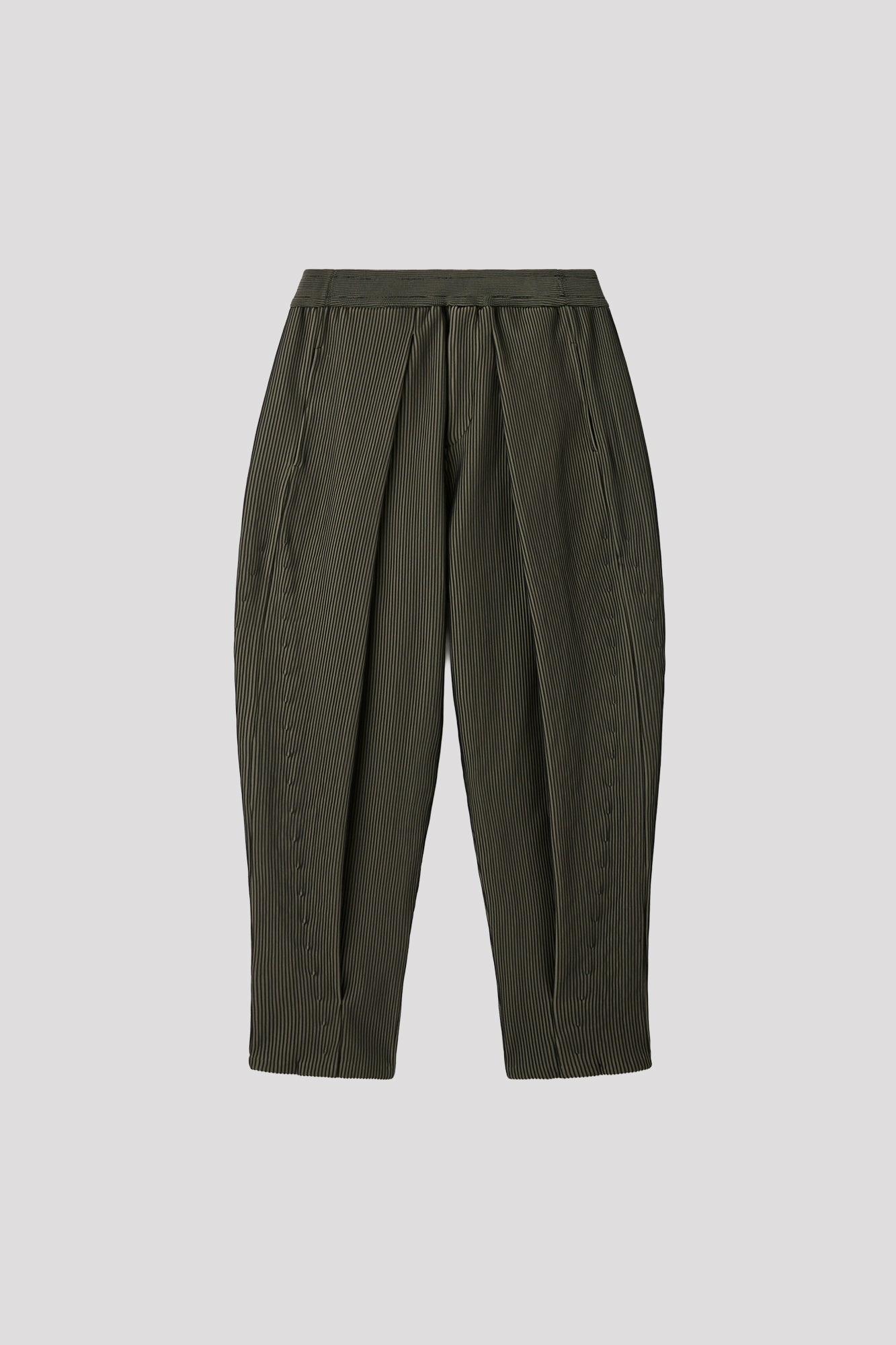 SOFT HYPHA TUCKED PANTS - BLACK MULTI 12