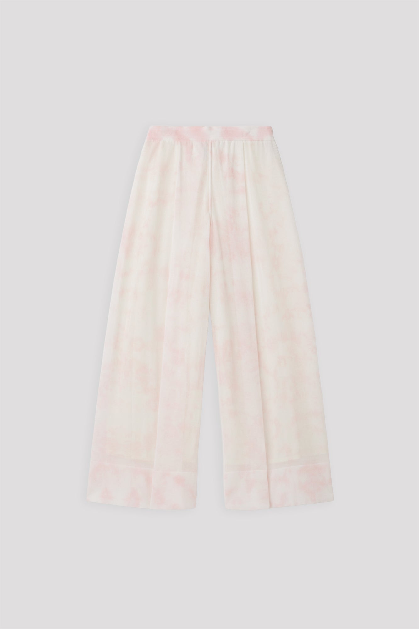 DYEING TC LUCENT SEMI WIDE PANTS - WHITE 2