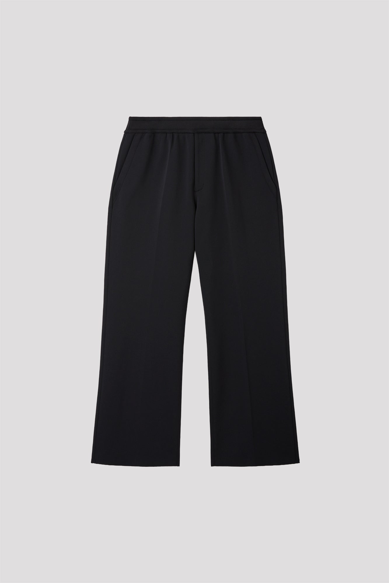 MILAN SEMI WIDE PANTS - BLACK