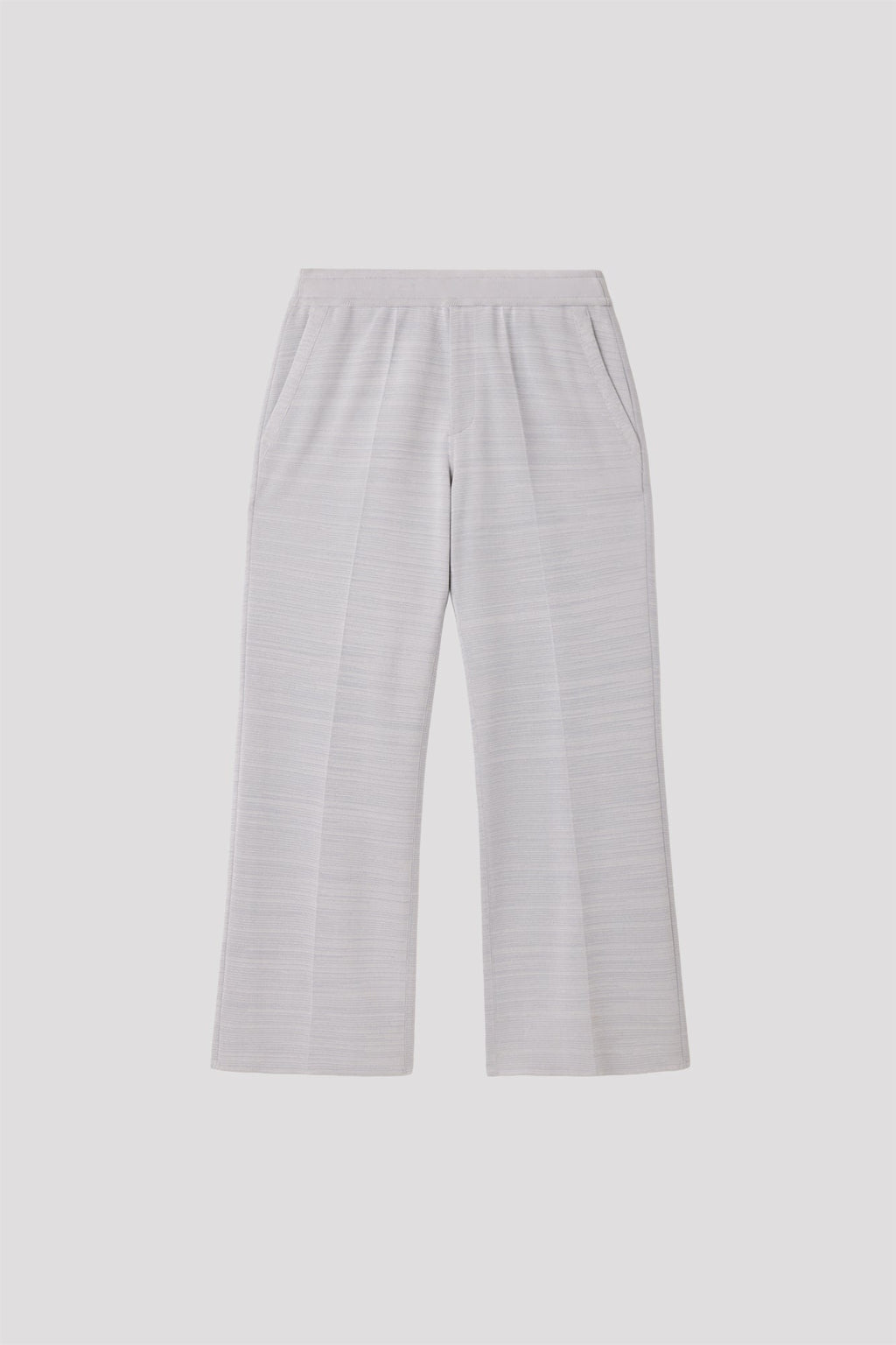 MILAN SEMI WIDE PANTS - LIGHT GRAY