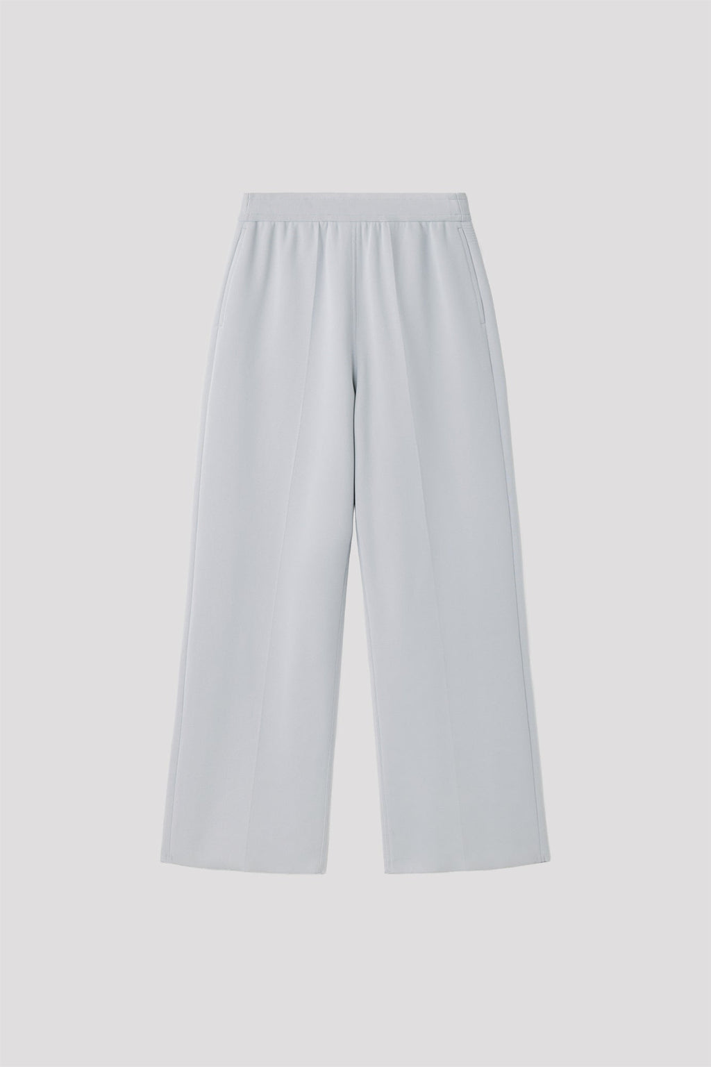 SOFT MILAN SEMI WIDE PANTS - HAZE GRAY