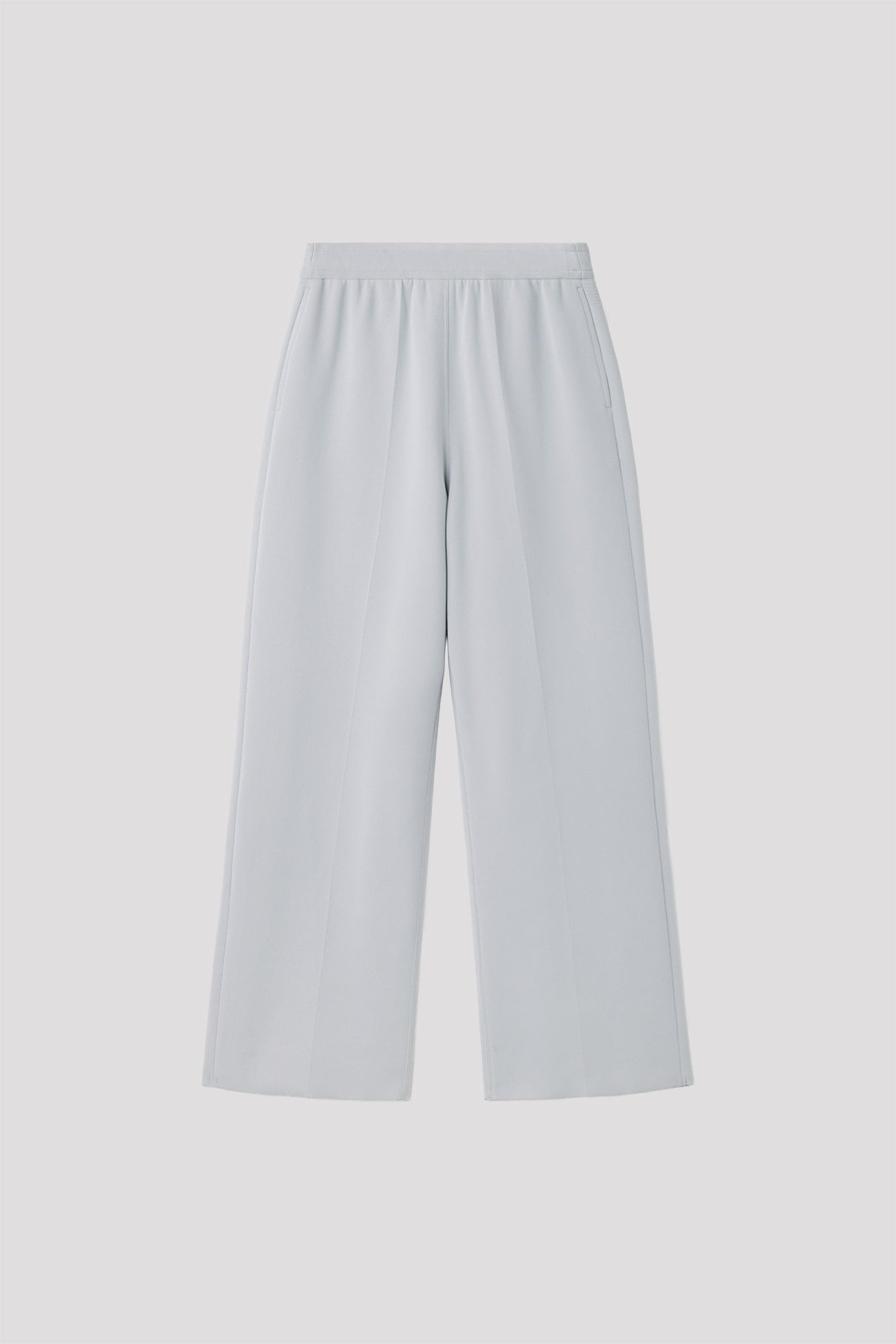 SOFT MILAN SEMI WIDE PANTS - HAZE GRAY