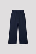 SOFT MILAN SEMI WIDE PANTS - NAVY