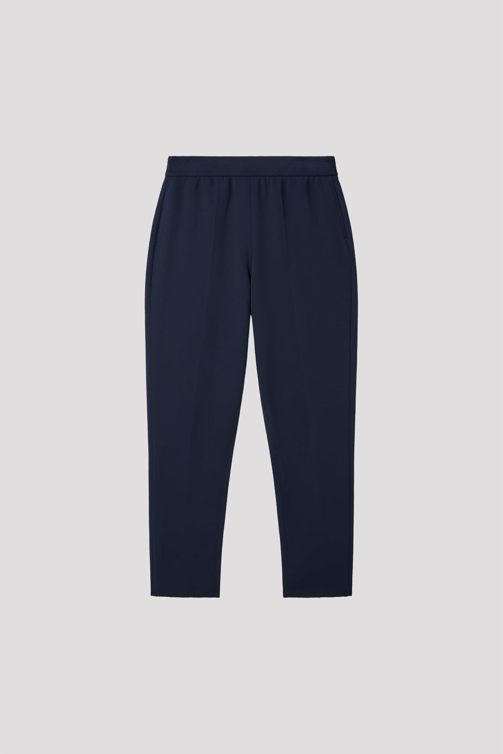SOFT MILAN TAPERED PANTS - NAVY