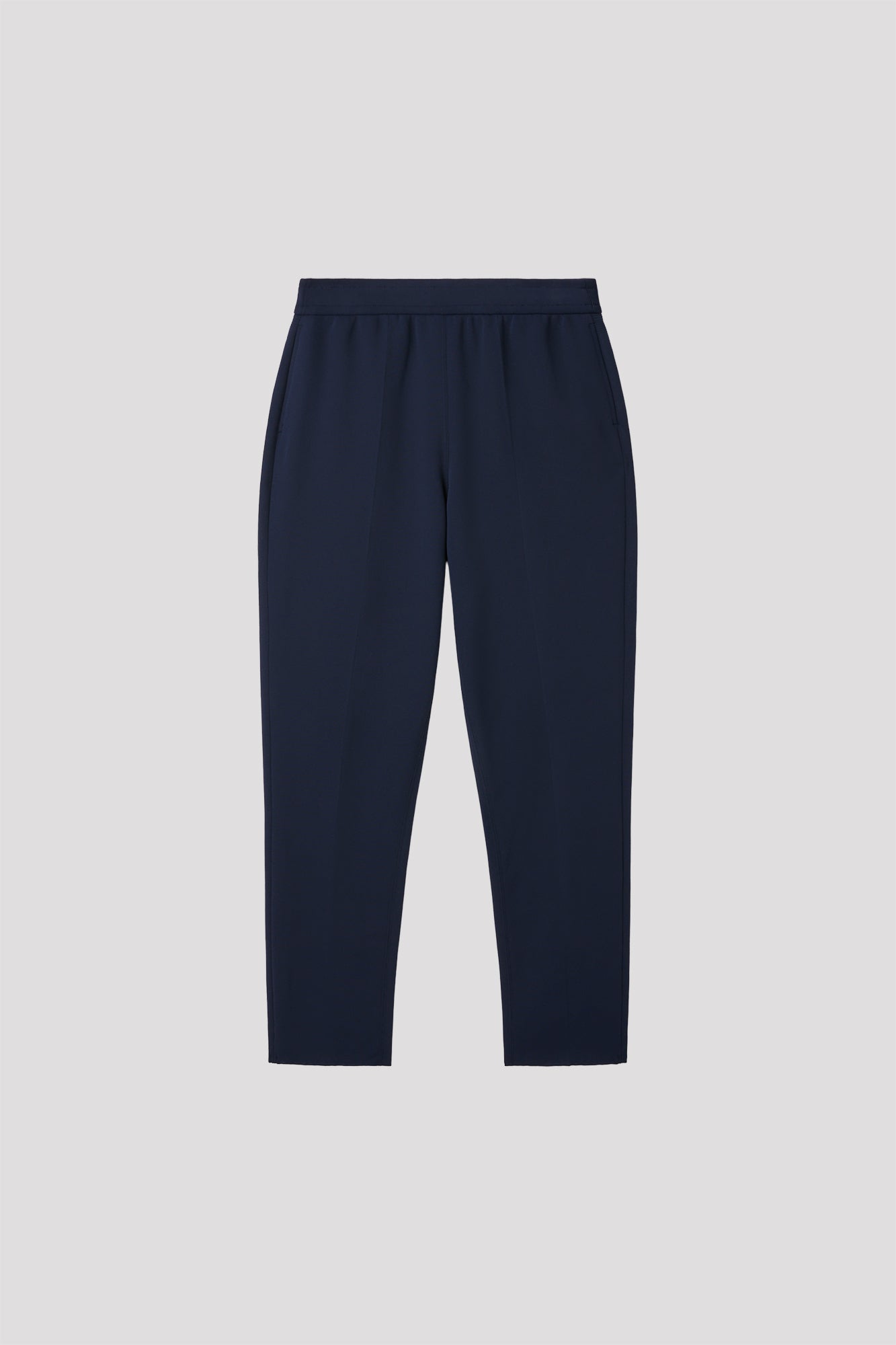 SOFT MILAN TAPERED PANTS - NAVY