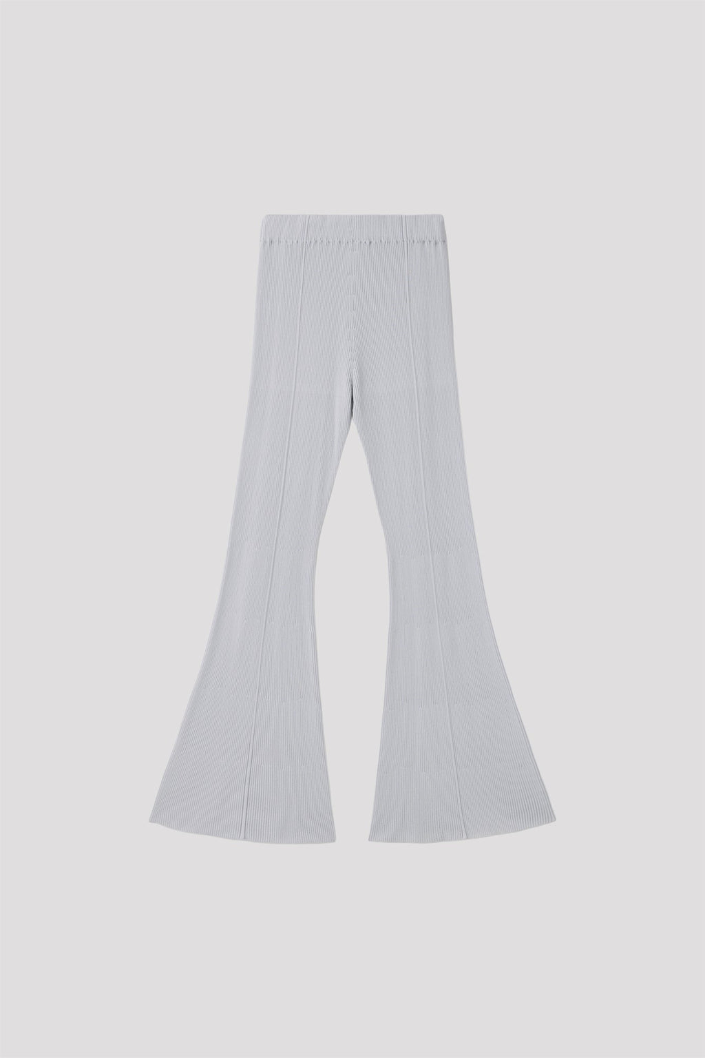 SOFT PORTRAIT TIGHT FLARE PANTS - HAZE GRAY