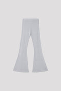 SOFT PORTRAIT TIGHT FLARE PANTS - HAZE GRAY