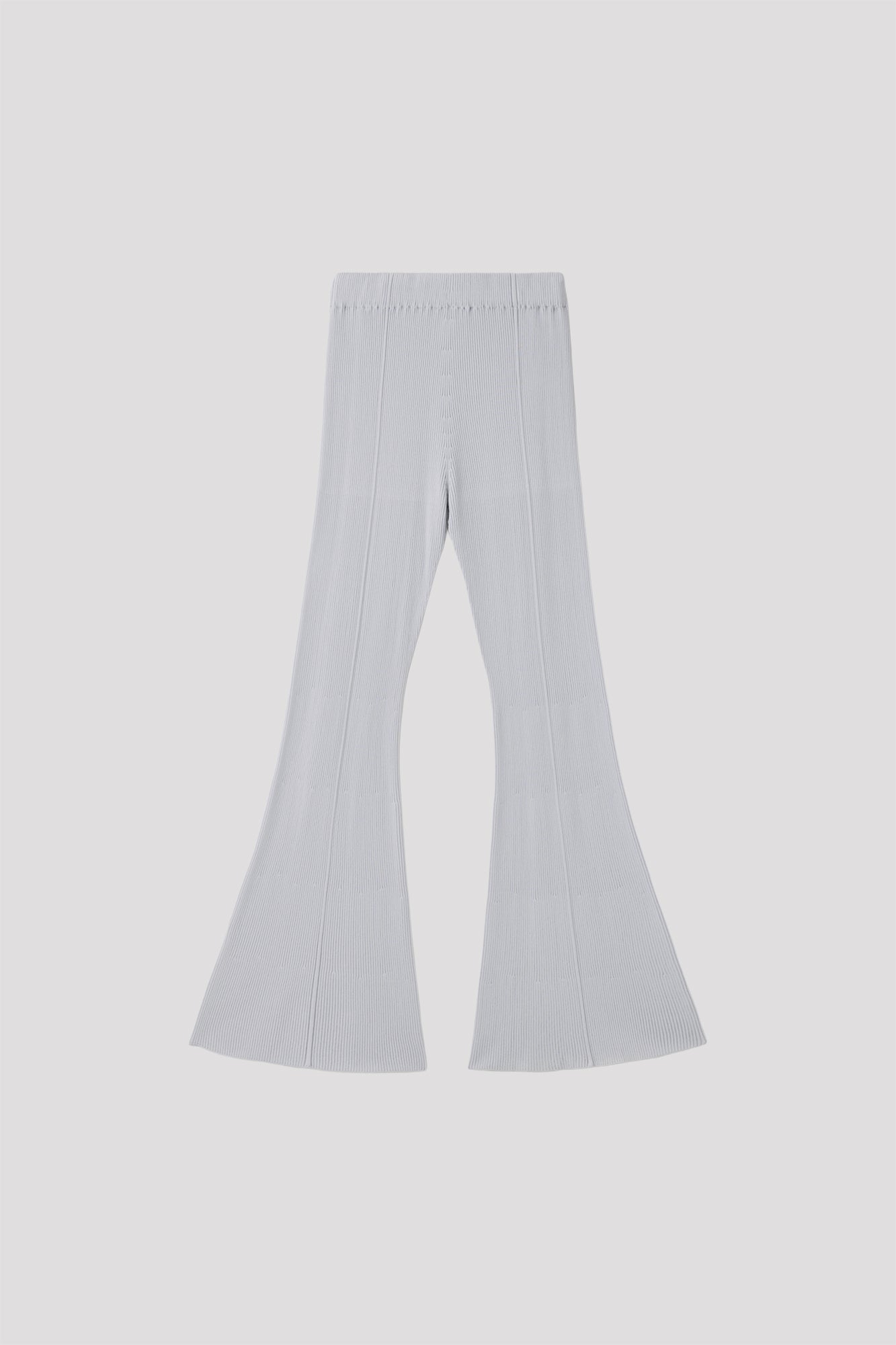 SOFT PORTRAIT TIGHT FLARE PANTS - HAZE GRAY