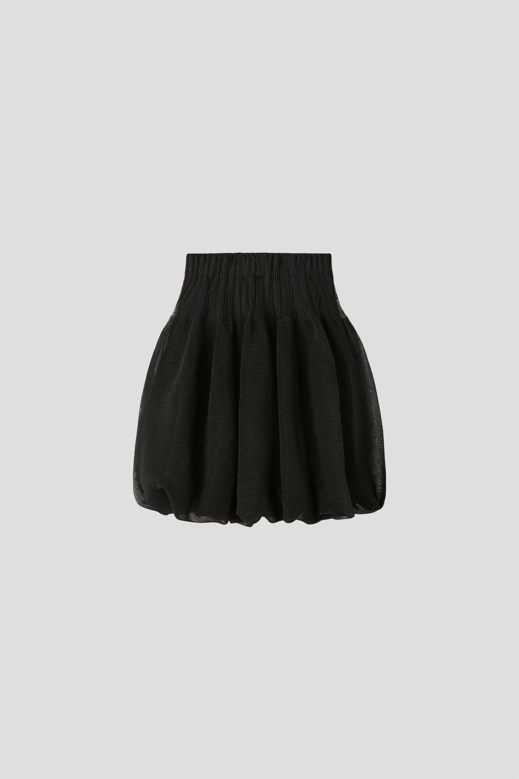 OVERWRAPPED POTTERY MINI SKIRT