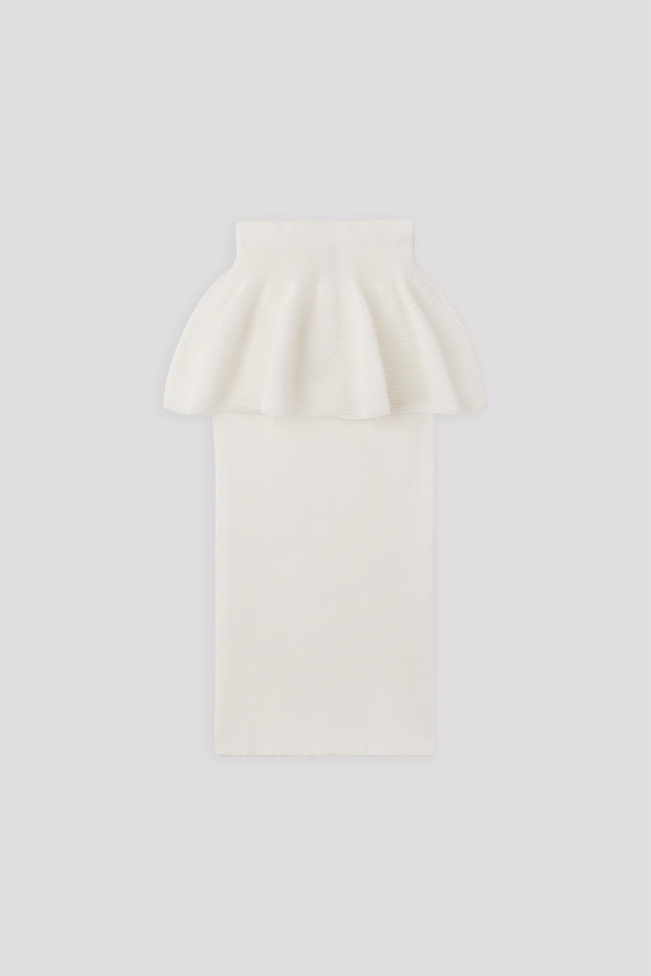 TC POTTERY LAYERED SKIRT - WHITE