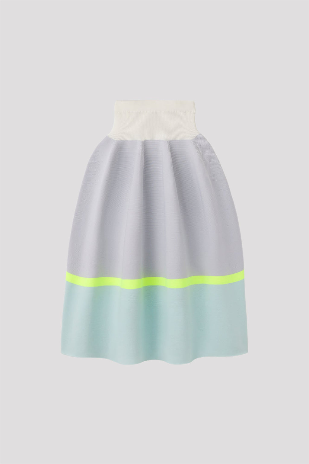 POTTERY SKIRT - HAZE GRAY MULTI