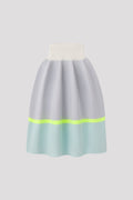 POTTERY SKIRT - HAZE GRAY MULTI