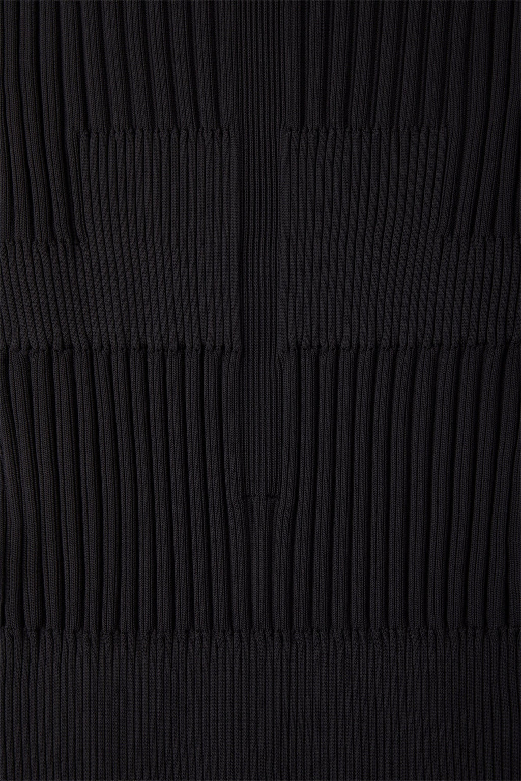 FLUTED LUCENT PUFF SLEEVE DRESS