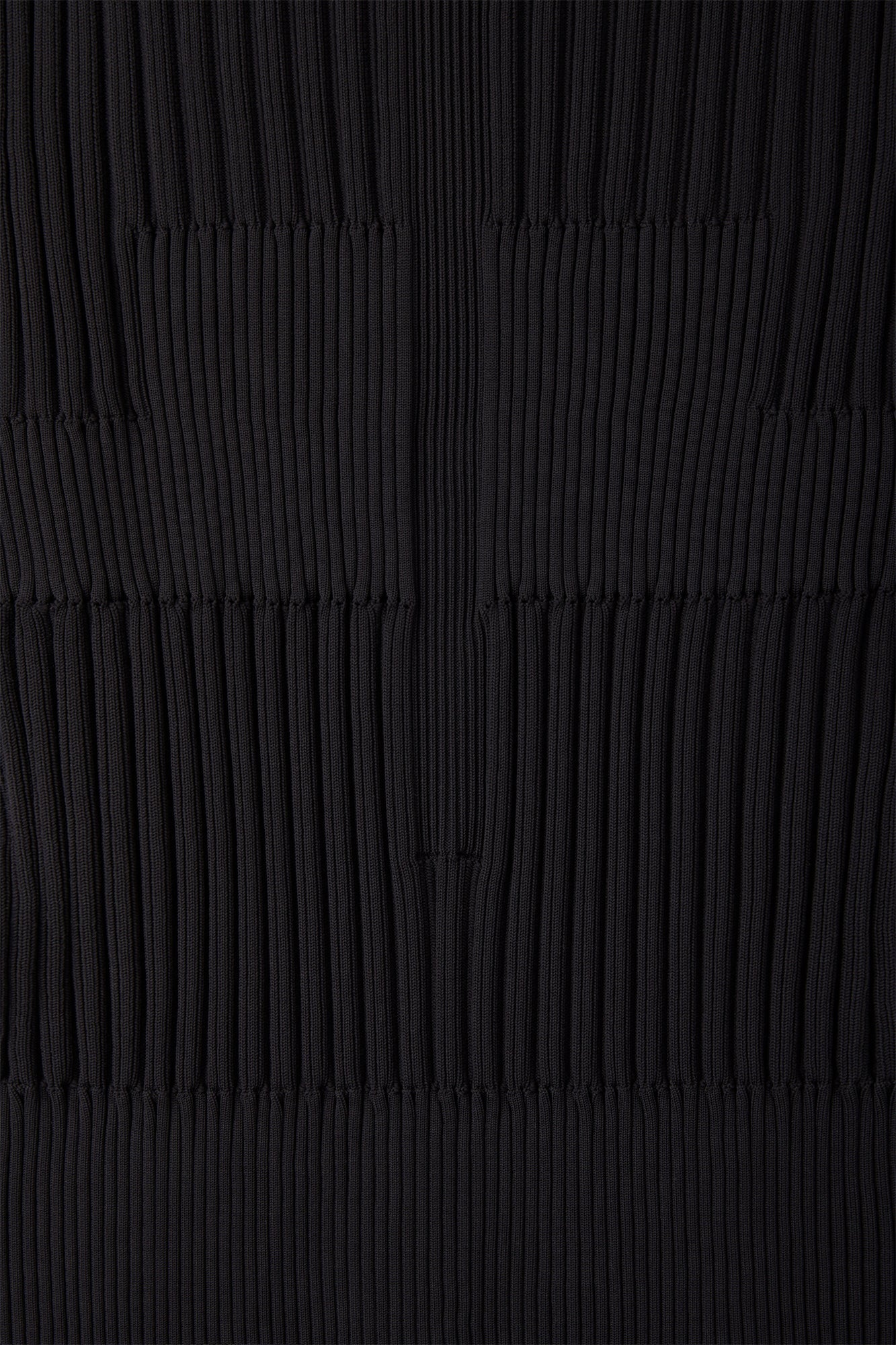 FLUTED LUCENT PUFF SLEEVE DRESS