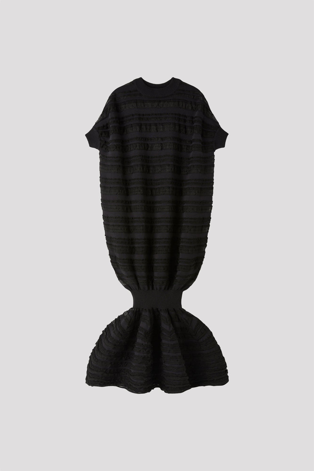 POTTERY HS SWELL GLITTER PUFF SLEEVE MINI DRESS - BLACK-BLACK