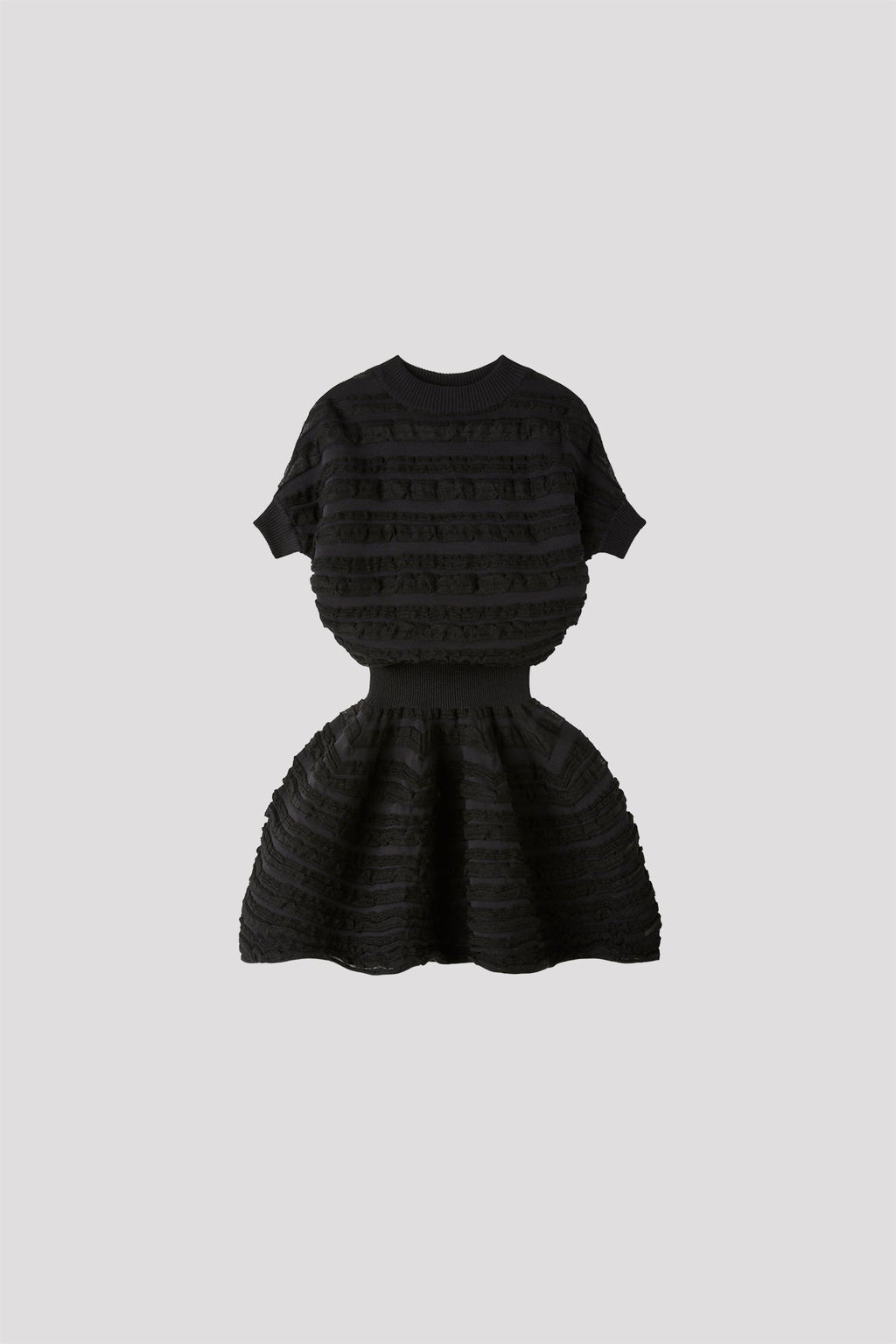 POTTERY HS SWELL GLITTER PUFF SLEEVE MINI DRESS