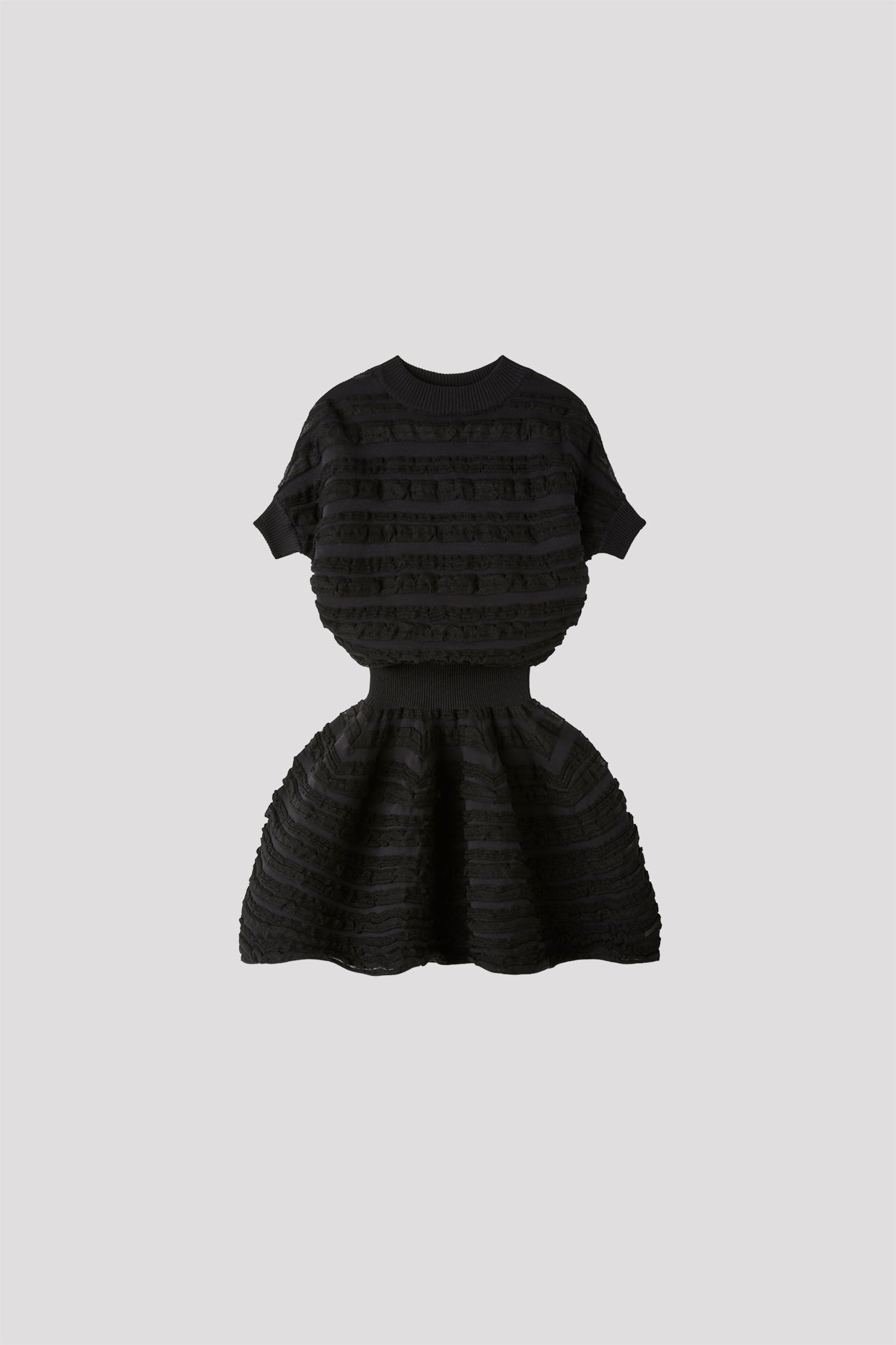 POTTERY HS SWELL GLITTER PUFF SLEEVE MINI DRESS