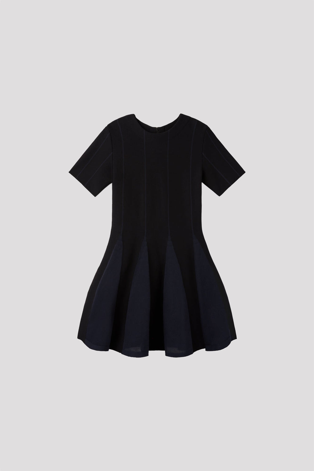 BAMBOO CONIC MINI DRESS - BLACK MULTI 13