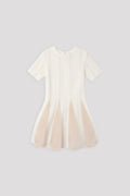 BAMBOO CONIC MINI DRESS - WHITE MULTI 12