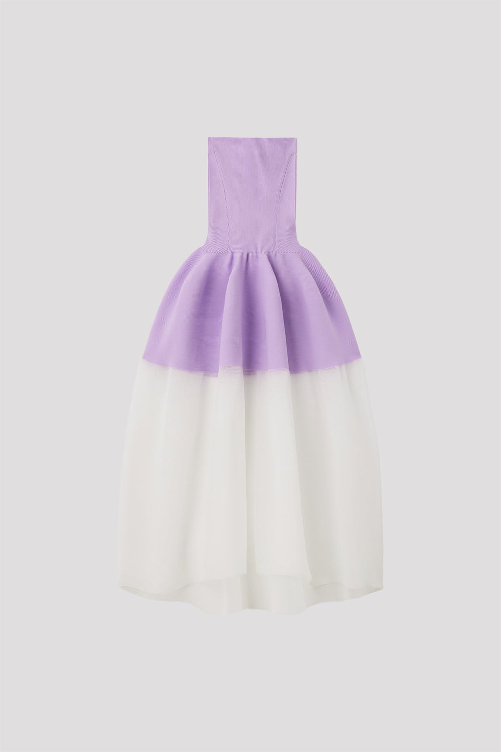 POTTERY HS LUCENT STRAPLESS DRESS - LAVENDER FROST MULTI