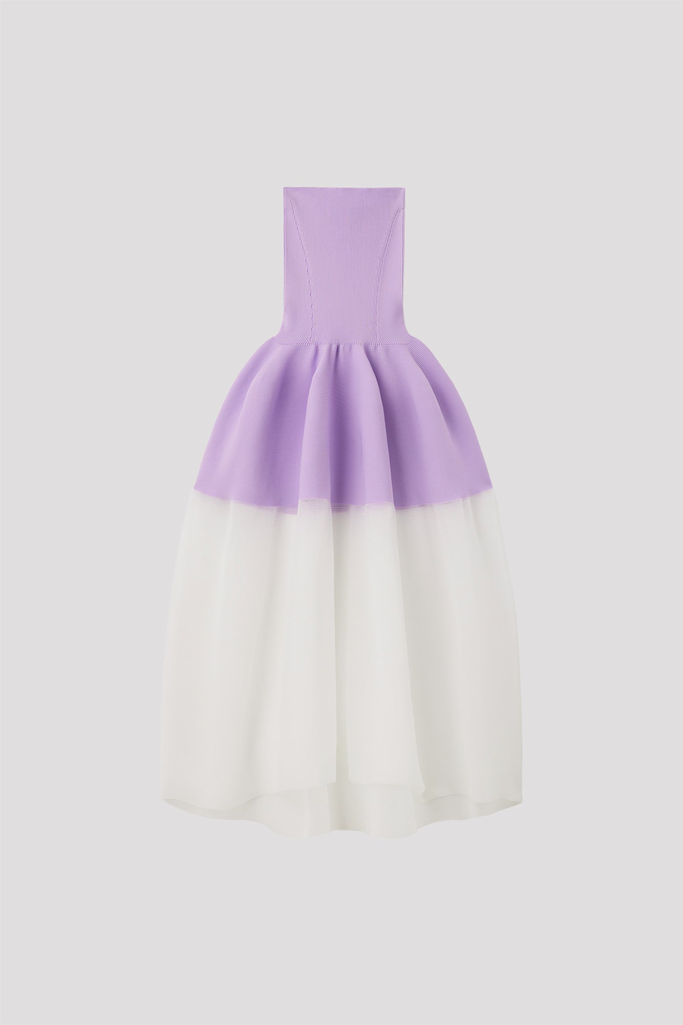 POTTERY HS LUCENT STRAPLESS DRESS - LAVENDER FROST MULTI