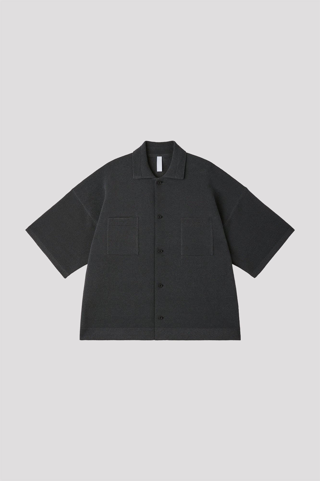 WASHI SHORT SLEEVE SHIRT - SMOKEY BLACK