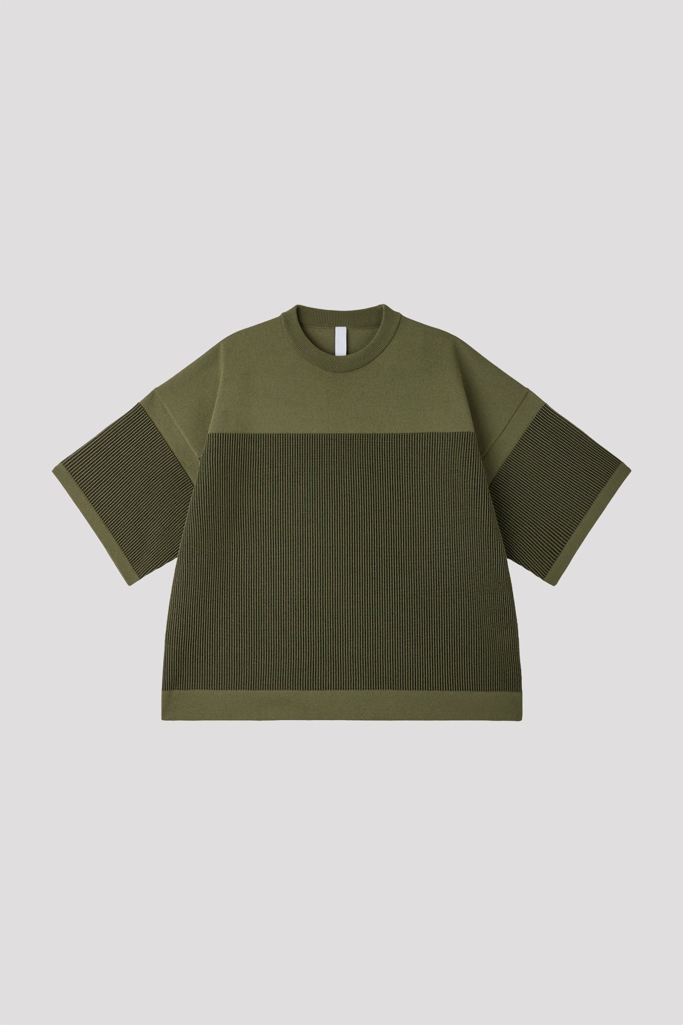 WAFFLE LUCENT SHORT SLEEVE TEE SHIRT - GREEN BAY MULTI